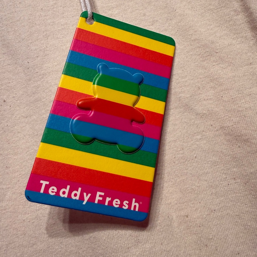 Teddy Fresh Rainbow Striped Bear Tag — Multicolor - Picture 2 of 2